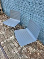 Andreu World Flex chair 2x grijs, Gebruikt, Twee, Ophalen of Verzenden, Grijs
