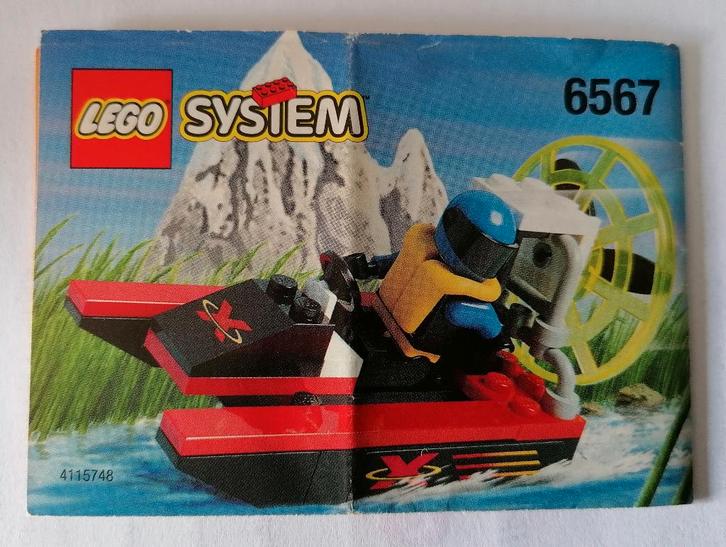 Lego system set 6567 (1998) - Speed splasher (speed hoover)., Kinderen en Baby's, Speelgoed | Duplo en Lego, Gebruikt, Lego, Complete set