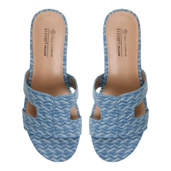 Call it Spring HALERRIA-Muiltjes Met Hak Other blue Maat 38, Kleding | Dames, Schoenen, Nieuw, Sandalen of Muiltjes, Blauw, Ophalen of Verzenden