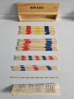 Mikado spelletje in miniformaat in donker gekleurd doosje, Een of twee spelers, Ophalen of Verzenden, Gebruikt