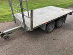 Anssems Plateauwagen aanhanger aanhangwagen tandemasser, Auto diversen, Aanhangers en Bagagewagens, Gebruikt