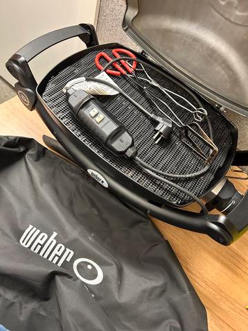 Weber elektrische bbq, slecht 1 maal gebruikt  beschikbaar voor biedingen