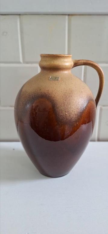 Retro vintage aardewerk vaas, Carstens West Germany  beschikbaar voor biedingen