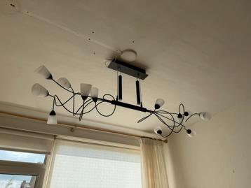 Moderne Hanglamp met Glazen Kappen beschikbaar voor biedingen
