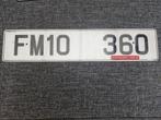Kentekenplaat Brandweer Parijs nummerbord Nummerplaat France, Verzamelen, Ophalen of Verzenden, Gebruikt, Auto's