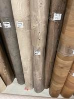 Grijsbruin Pijnboom Vinyl Restpartij | 1,40x4,00mtr, Ophalen, Nieuw, Minder dan 10 m², Vinyl