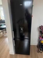 Everglades koelkast met vriezer zwart - waterdispenser, Witgoed en Apparatuur, Koelkasten en IJskasten, Ophalen, Gebruikt, 200 liter of meer