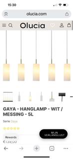 hanglamp, Huis en Inrichting, Lampen | Hanglampen, Ophalen, Nieuw, Glas, 75 cm of meer