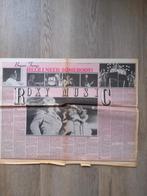 Roxy Music:  A3 Formaat, Verzamelen, Ophalen of Verzenden, Zo goed als nieuw, Boek, Tijdschrift of Artikel