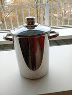 Aspergepan met inzetmand - Kookplezier!, Gebruikt, Rvs, Keramische plaat, Ophalen