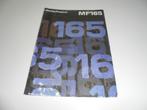 brochure Massey Ferguson MF165 trekkers  1975, Ophalen of Verzenden, Gelezen, Overige merken