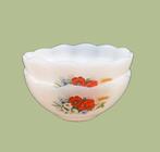 Arcopal jaren 70 set van 2 compoteschaaltjes, Huis en Inrichting, Keuken | Servies, Arcopal, Nvt 2de hands, Nvt 2de hands, Ophalen of Verzenden