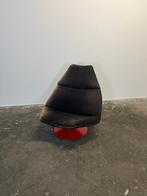 Artifort F510 bruin met metalen voet Geoffrey Harcourt, Ophalen, Zo goed als nieuw, 75 tot 100 cm