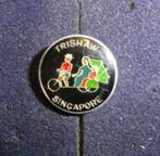 Riksja Fiets Speldje uit Singapore, Transport, Gebruikt, Speldje of Pin, Verzenden