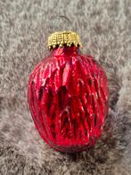 Oude rode noten kerstbal, Ophalen of Verzenden