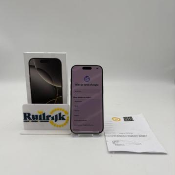 Apple iPhone 16 Pro 128Gb Natural titanium - Met factuur beschikbaar voor biedingen