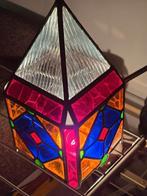Antiek art deco Tiffany tafellamp 16/16 33cm.hoog., Antiek en Kunst, Antiek | Lampen, Ophalen of Verzenden
