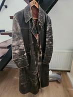 Leren Vastenavend Jas / Carnavalsjas / Solexjas - Maat 54, Ophalen of Verzenden, Gedragen, Maat 52/54 (L), Onbekend