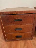 Vintage Bureau Ladenkastje, Huis en Inrichting, Kasten | Ladekasten, Ophalen, Minder dan 50 cm, Gebruikt, 3 of 4 laden