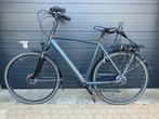 Gazelle Orange C7+ heren stadfiets (blauw/grijs), Fietsen en Brommers, Fietsen | Heren | Herenfietsen, Ophalen, Gebruikt, Versnellingen