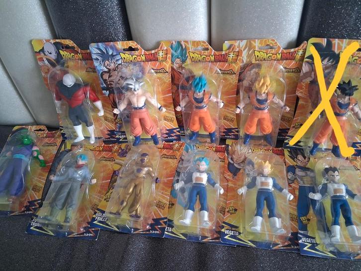 Dragonball stretch figures 10 stuks, Verzamelen, Complete verzamelingen en Collecties, Ophalen