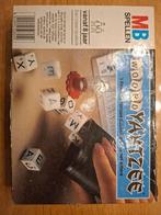 MB Woord Yahtzee Dobbelspel met Letters, Ophalen of Verzenden, Vijf spelers of meer, Reisspel, MB