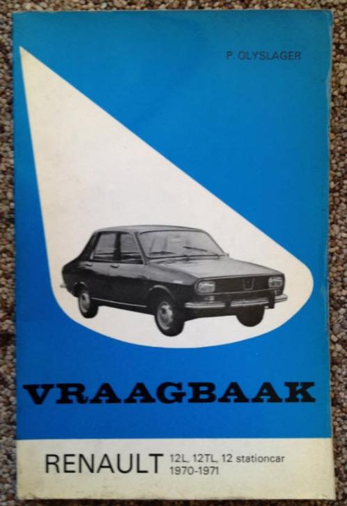 Vraagbaak Renault 12L, TL, 12 stationcar (1970 - 1971), Auto diversen, Handleidingen en Instructieboekjes, Ophalen of Verzenden