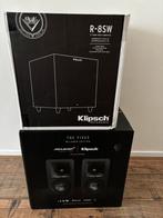 Klipsch The Fives McLaren Speakers & R-8SW Subwoofer Zwart, Audio, Tv en Foto, Luidsprekers, Zo goed als nieuw, Complete surroundset