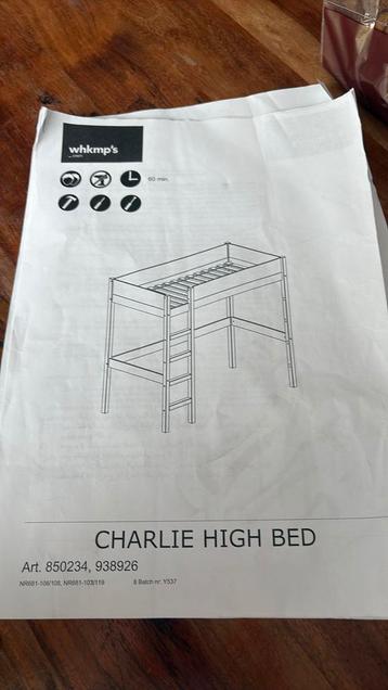 Hoogslaper: Charlie High Bed is al gedemonteerd
