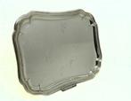 Serveer schaal dienblad verzilverd rechthoek 34x25 cm antiek, Ophalen of Verzenden