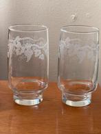 Luminarc 2 Waterglazen / Limonadeglazen met druivenrank, Verzamelen, Glas en Borrelglaasjes, Ophalen of Verzenden, Zo goed als nieuw