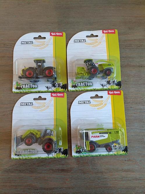 De Laatste 2 setjes van 4 tractoren, Hobby en Vrije tijd, Modelauto's | Overige schalen, Nieuw, Tractor of Landbouw, Ophalen of Verzenden