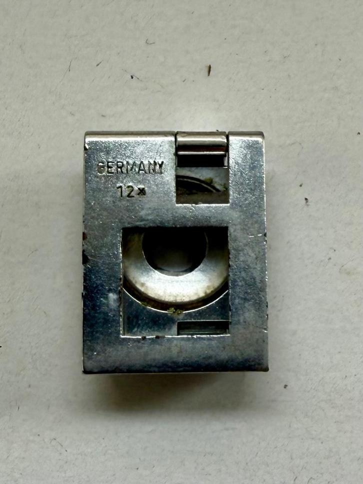 Opvouwbaar Zakloep / Vergrootglas 12x (Germany), Hobby en Vrije tijd, Vergrootglazen, Loepen en Loeplampen, Gebruikt, Vergrootglas of Loep