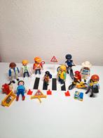 Playmobil poppetjes, klaarover, kind en politie met fiets, Ophalen of Verzenden, Zo goed als nieuw