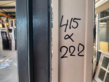 groot kozijn  dubbel deuren 415 x 222 enkel glas veiligheid beschikbaar voor biedingen