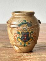 Vaas - keramiek - heraldiek - geoord -handgeschilderd, Ophalen of Verzenden