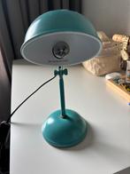 Blauwe Bureaulamp, Huis en Inrichting, Lampen | Tafellampen, Ophalen of Verzenden, Gebruikt, Metaal, 50 tot 75 cm