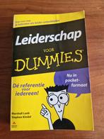 Leiderschap voor Dummies - Pocket formaat, Ophalen of Verzenden, Gelezen, Management, Marshall Loeb, Stephen Kindel