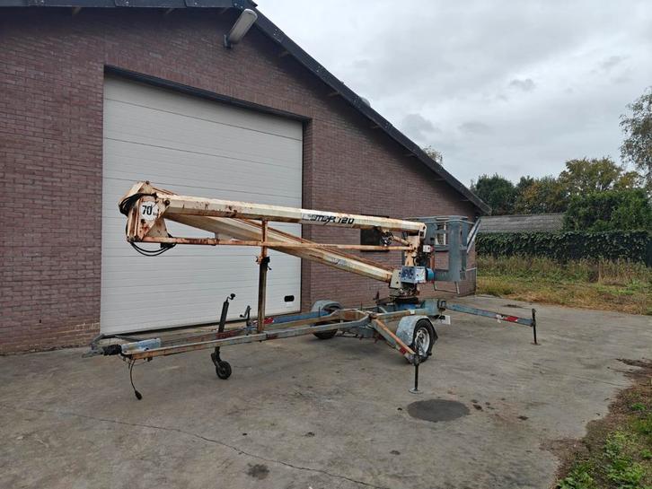 Simon Gofor 120 aanhanger hoogwerker knikarm, Doe-het-zelf en Verbouw, Steigers, Gebruikt, Overige typen, 5 meter of hoger, Ophalen of Verzenden