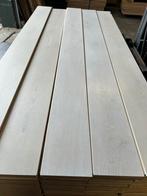 Eiken vloer 51m2 multivloer 18cm breed 1,6cm dik toplaag 4mm, Ophalen, Gebruikt, Onbekend, Vloerdelen of -planken