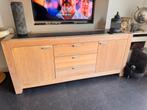 Eikenhouten Dressoir met Lades en Deuren en kastje, Ophalen, 150 tot 200 cm, Eikenhout, Zo goed als nieuw