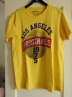 Vrolijk geel t-shirt Jack & Jones opdruk Los Angeles, mt. L, Maat 52/54 (L), Ophalen of Verzenden, Jack & Jones, Zo goed als nieuw