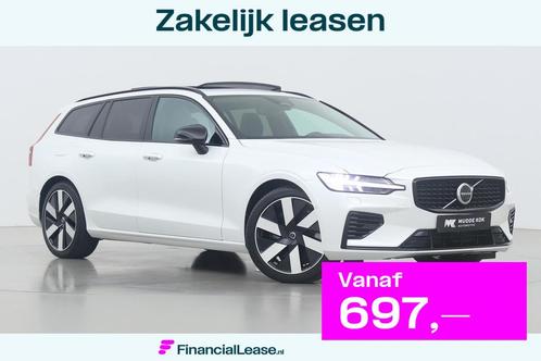 Volvo V60 T6 Plug-in hybrid Ultra Dark | Long Range | Head-U, Auto's, Volvo, Bedrijf, Lease, Financial lease, V60, ABS, Achteruitrijcamera