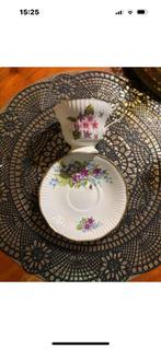 Royal Heritage Fine Bone China Kop en Schotel, Antiek en Kunst, Ophalen of Verzenden