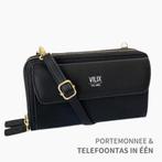 Zgan zwart schouder/telefoon tasje van VILIX the label, Ophalen of Verzenden, Zo goed als nieuw, Zwart, Overige merken