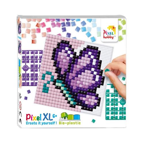 Pixelhobby Create it yourself XL set 41043 vlinder paars 12, Hobby en Vrije tijd, Knutselen, Nieuw, Materiaal, Ophalen of Verzenden
