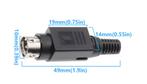 3 Pin Kycon Power DIN Plug voor bionx trek accu oplader, Ophalen of Verzenden, Nieuw, Apparatuur