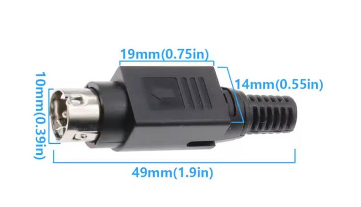 3 Pin Kycon Power DIN Plug voor bionx trek accu oplader, Muziek en Instrumenten, Kabels en Stekkers, Nieuw, Apparatuur, Ophalen of Verzenden