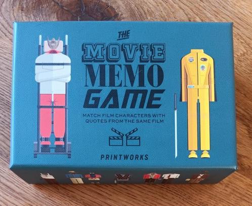 The Movie Memo Game | The Godfather - Tarantino, Hobby en Vrije tijd, Gezelschapsspellen | Kaartspellen, Nieuw, Ophalen of Verzenden