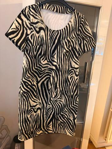 Zebra Print Jurk dolce stof maat M beschikbaar voor biedingen